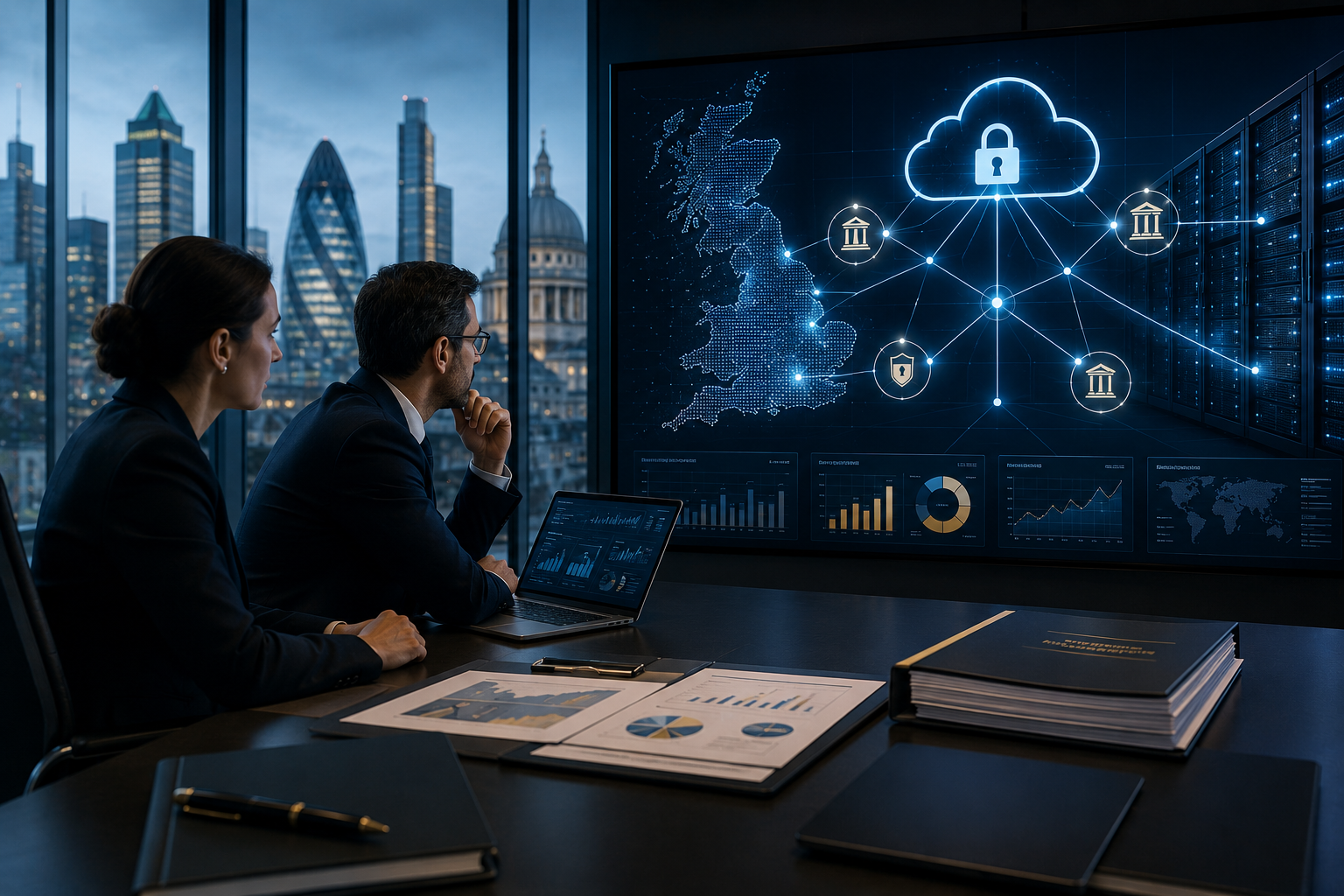 Financial institutions strengthening operational resilience through regulated cloud technology providers and third-party risk management.